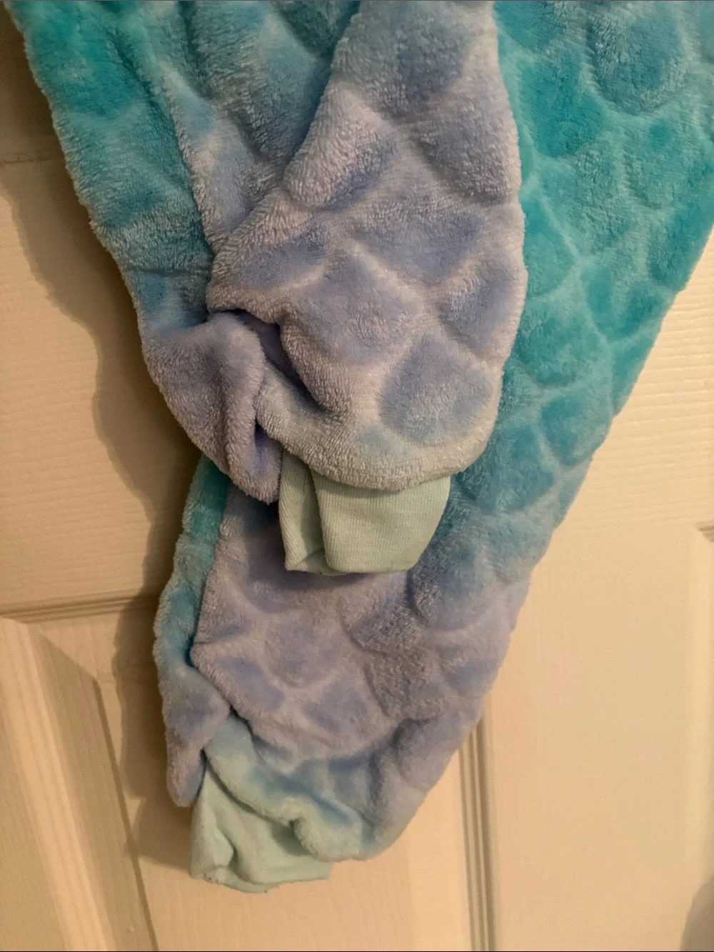 More Than Magic Girls Aqua Teal Lavender Ombre Mermaid Onesie Pajamas